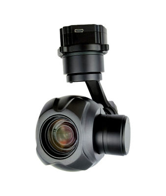Small IRCUT 10x Optical Zoom 3-Axis Gimbal Camera IP Output