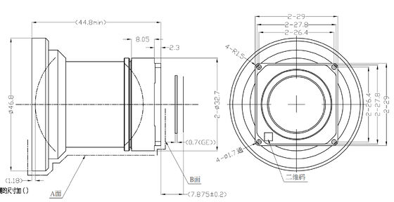 Objectif zoom motorisé FWD-10 10 mm F1.2 1280 × 1024 @ 12 μm LWIR avec longueur d'onde de 8 à 12 μm pour l'imagerie thermique